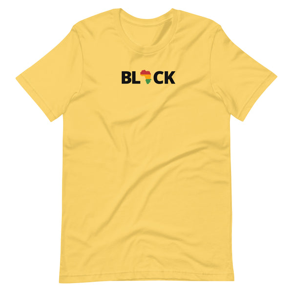 Black and Beautiful U Black History / Juneteenth Unisex Yellow t-shirt