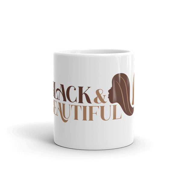 Beautiful U Mug w/ brown logo