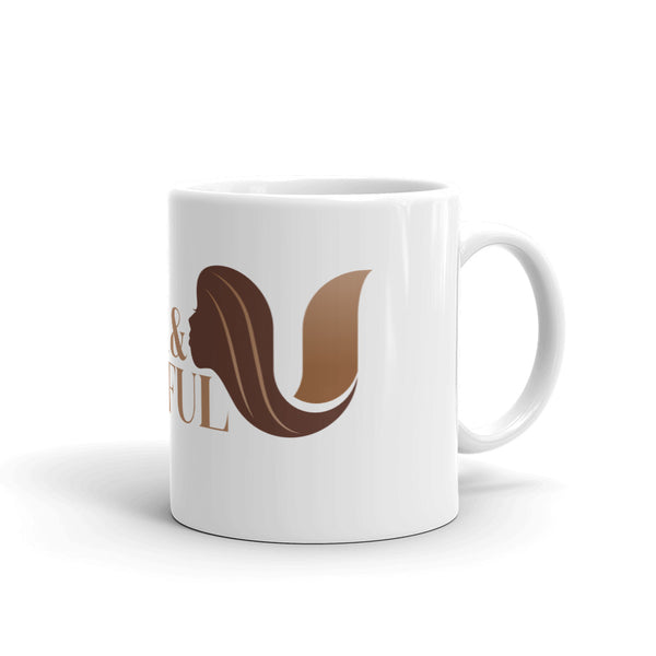 Beautiful U Mug w/ brown logo